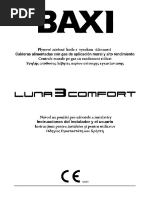 Caldera Mural Baxi Luna 3 Confort 310 Fi Dual - imagen 3