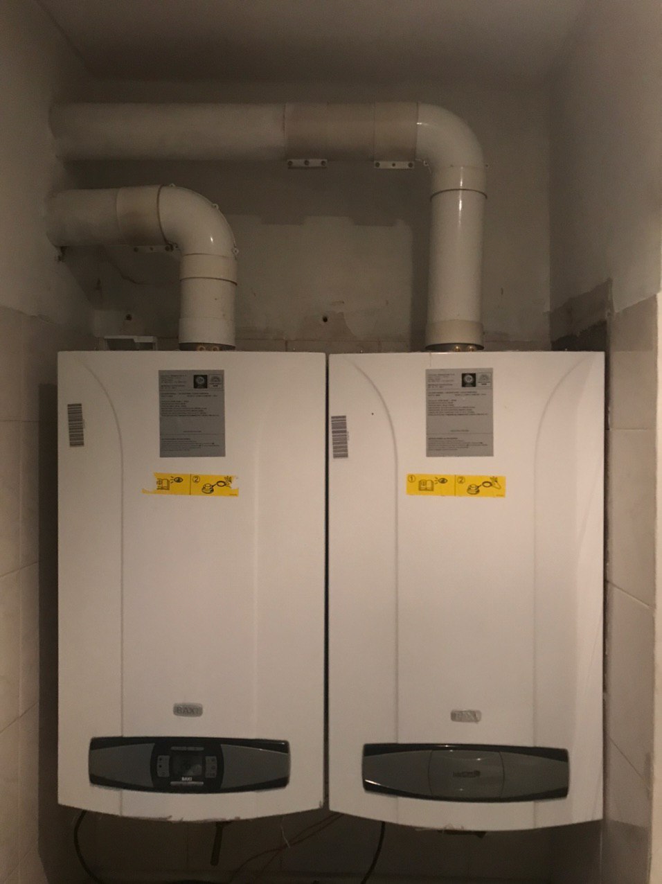 Instalación dual calderas BAXI por RAPIGAS Calefacción