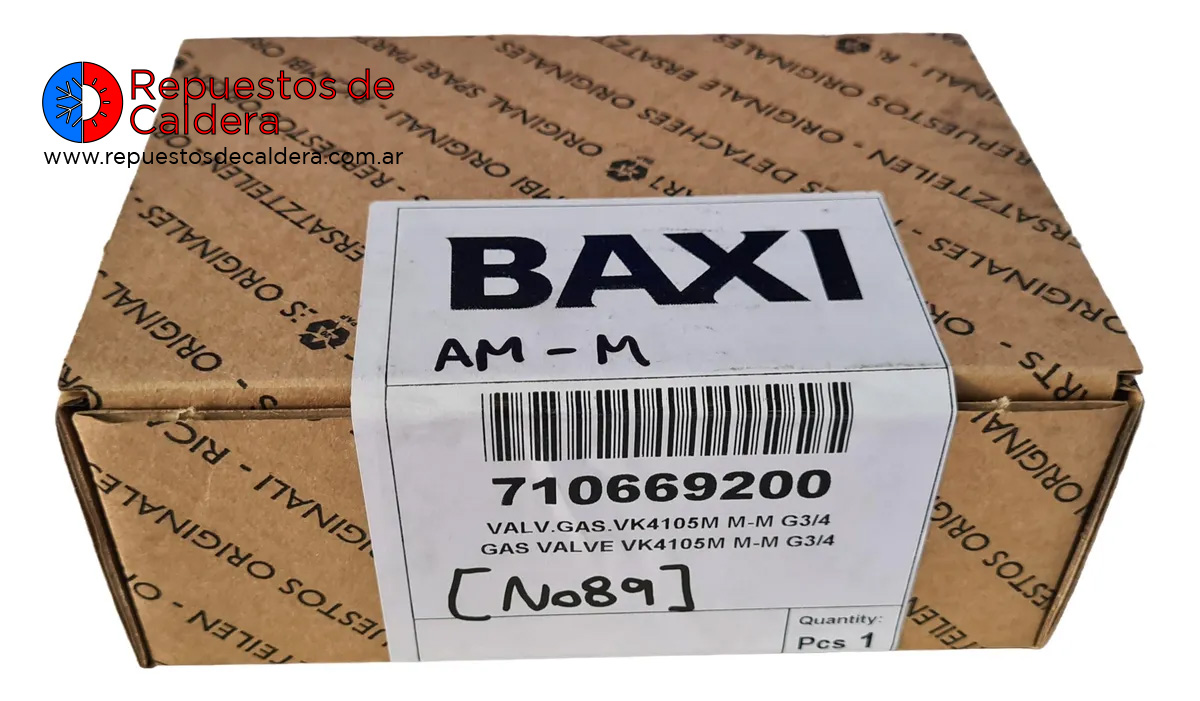 Valvula de gas Vk 4105 M-m para caldera Baxi Mainfour - imagen 2